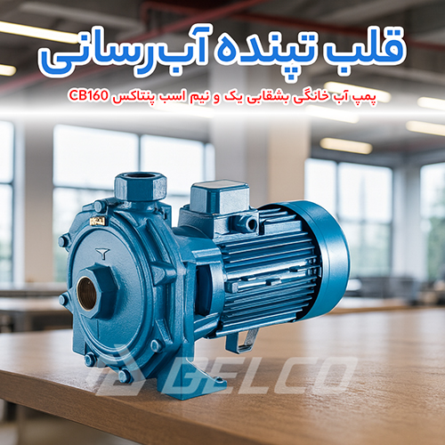 پمپ آب خانگی بشقابی یک و نیم اسب پنتاکس CB160